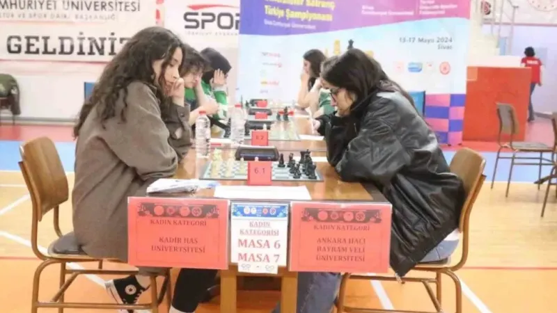 ÜNİLİG Satranç Türkiye Şampiyonası, Sivas’ta başladı