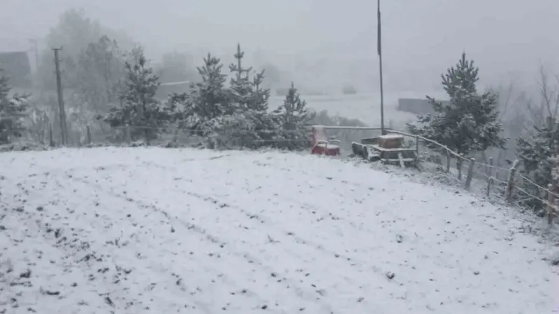 Kastamonu’da mayıs ayında kar sürprizi