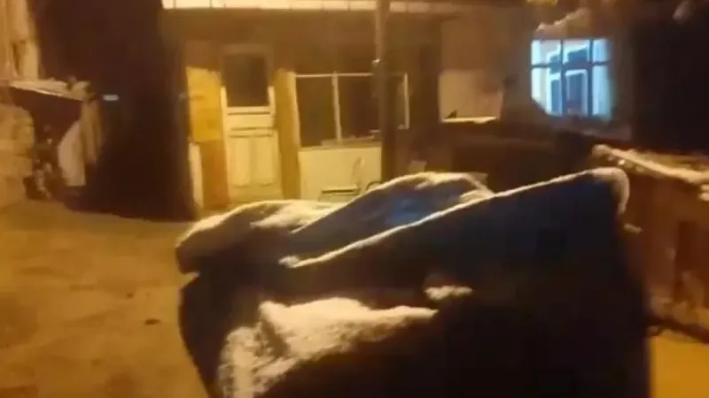 Anzer Yaylası’na mayıs ayında kar yağdı