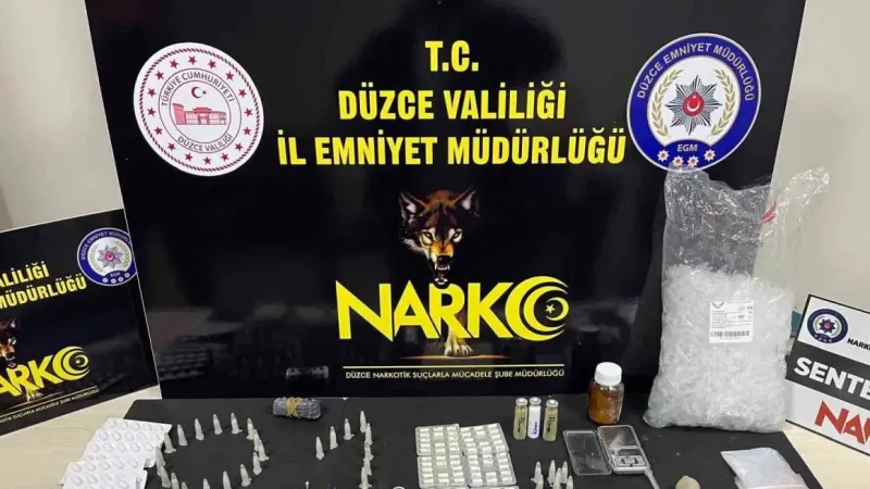 Düzce’de uyuşturucu operasyonu: 1 gözaltı