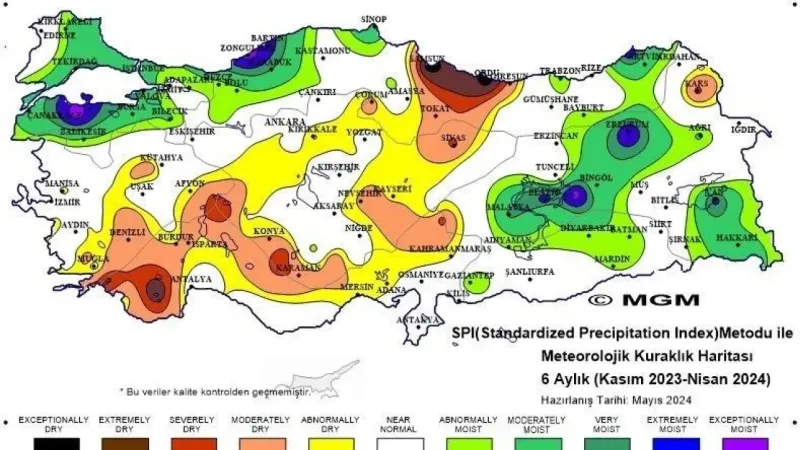 Ülkemizde 2024 yılı Nisan ayında son 53 yılın sıcaklık rekoru kırıldı