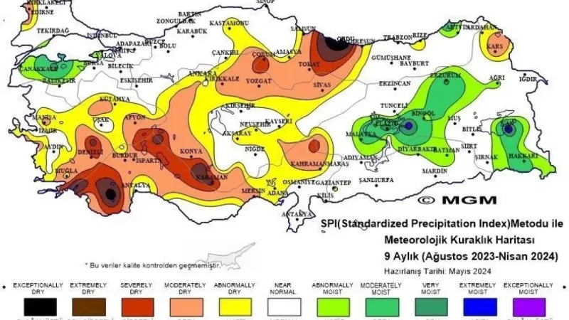Ülkemizde 2024 yılı Nisan ayında son 53 yılın sıcaklık rekoru kırıldı