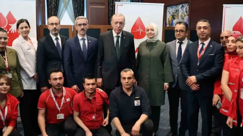 Cumhurbaşkanı Erdoğan "Kan Ver Hayat Ver" programına katıldı