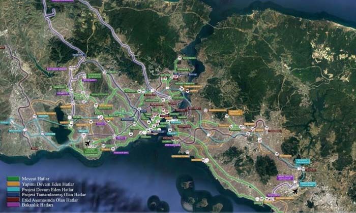 İstanbul’da yapımı duran bazı metrolar gölete döndü