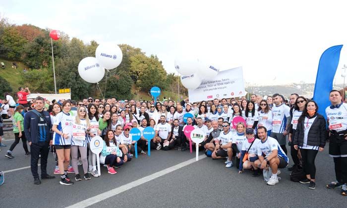 Allianz Türkiye, 44. İstanbul Maratonu’nda 7. kez iyilik için koştu