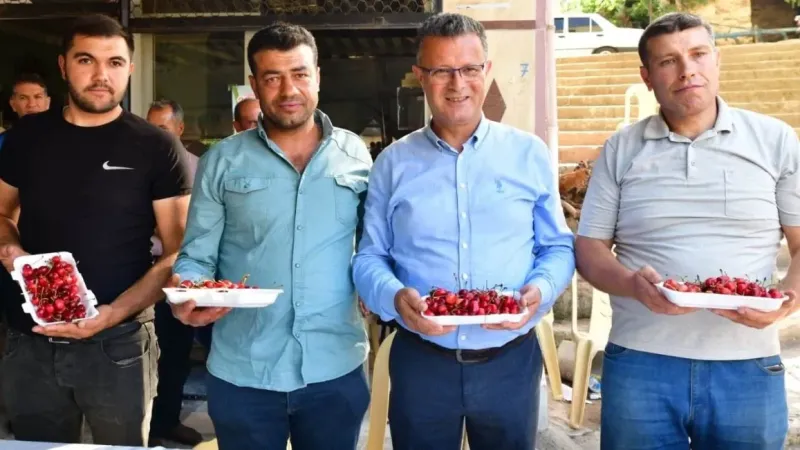 10 dakikada 2 kilo 452 gram kiraz yiyerek altın kazandı