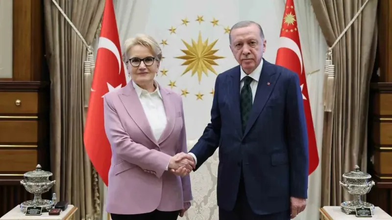 Cumhurbaşkanı Erdoğan, eski İYİ Parti Genel Başkanı Akşener ile görüştü