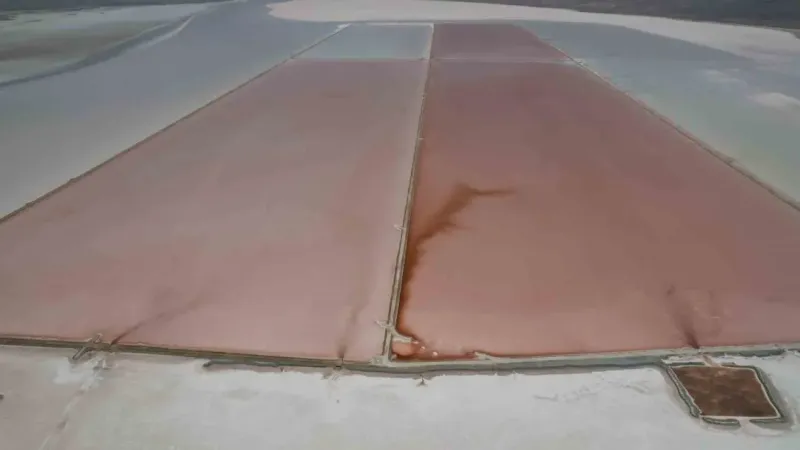 Tuz Gölü pembe renge büründü