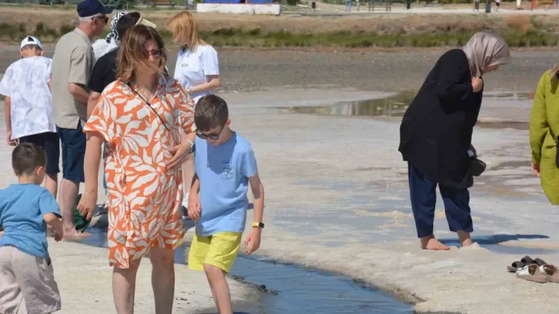 Tuz Gölü pembe renge büründü