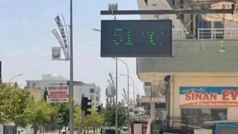 Şanlıurfa’da termometreler çıldırdı