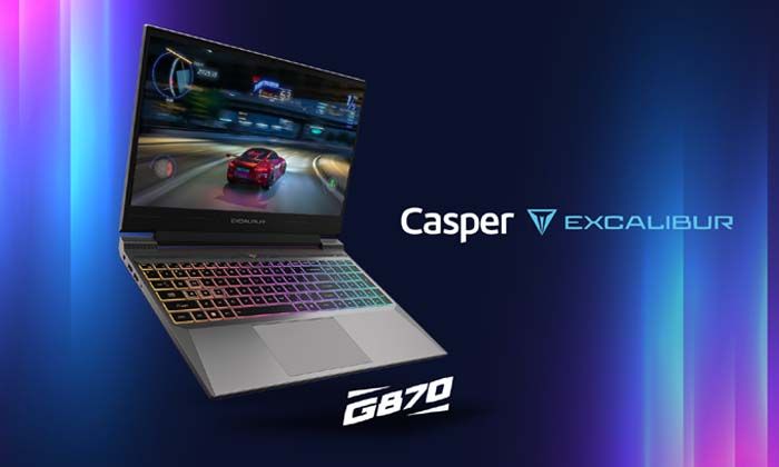 Casper Excalibur G870 dizüstü bilgisayarını duyurdu