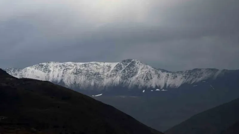 Temmuz ayında kar yağdı