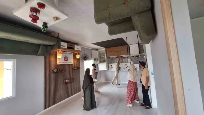Trabzon’daki ‘Ters Ev’ Arap turistlerin ilgi odağı oldu