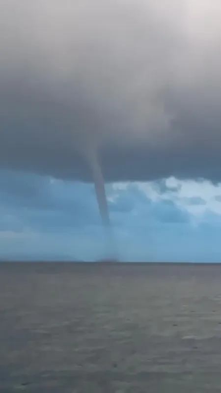 İskenderun körfezinde hortum