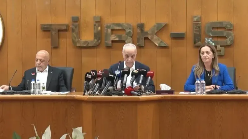TÜRK-İŞ, HAK-İŞ ve DİSK’ten ortak basın toplantısı: “Temmuz ayından itibaren asgari ücrete zam yapılmalı”