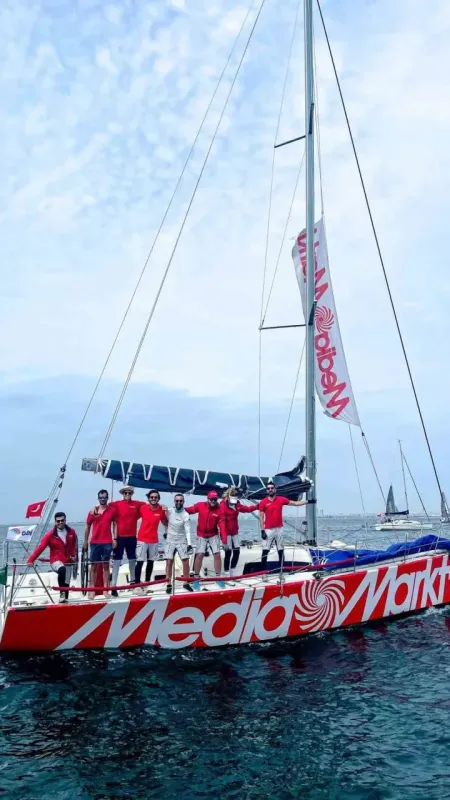 MediaMarkt Türkiye yelken takımı 2024 yılında 257 deniz mili mesafe kat etti