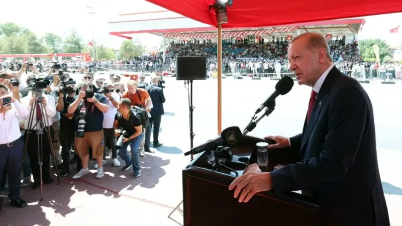 Cumhurbaşkanı Erdoğan: Kuzey Kıbrıs bizim göz bebeğimizdir, canımızdan bir parçadır