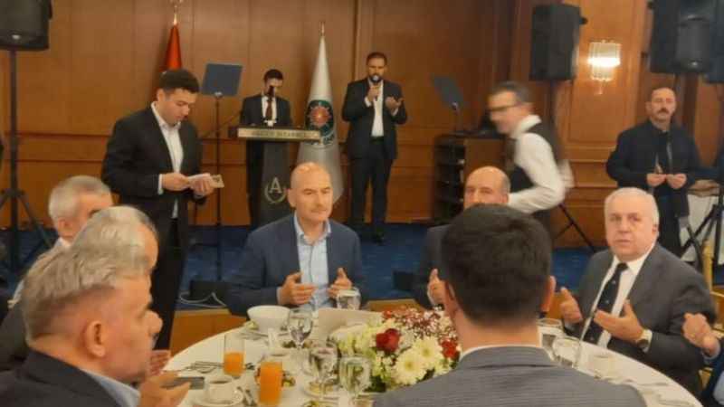 BAKAN SOYLU BULTÜRK'DE KONUŞTU