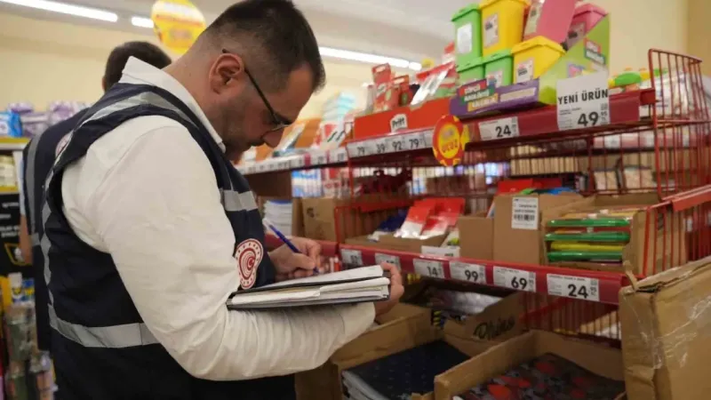 Ticaret Bakanlığından kırtasiye ürünleri denetimi