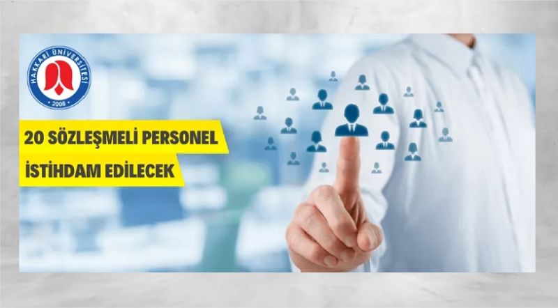 Hakkari Üniversitesi Sözleşmeli Personel Alacak