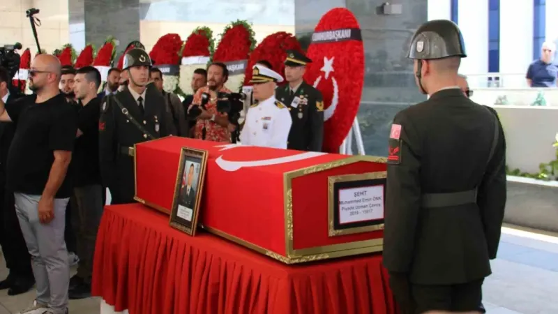 Şehit Piyade Uzman Çavuş Muhammed Emin Önk son yolculuğuna uğurlandı