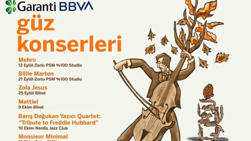 Garanti BBVA Güz Konserleri Eylül’de başlıyor Garanti BBVA Güz Konserleri Eylül’de başlıyor