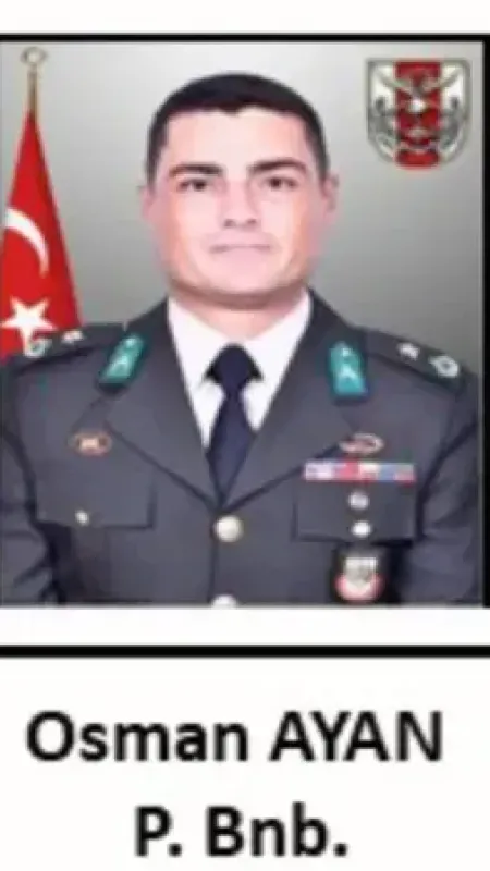 MSB: “Pençe 1-2 Harekat Bölgesinde kalp krizi geçiren Piyade Binbaşı Osman Ayan şehit oldu”