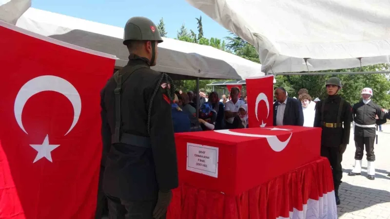 Şehit Piyade Binbaşı Isparta’da son yolculuğuna uğurlandı