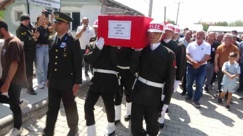 Şehit Piyade Binbaşı Isparta’da son yolculuğuna uğurlandı