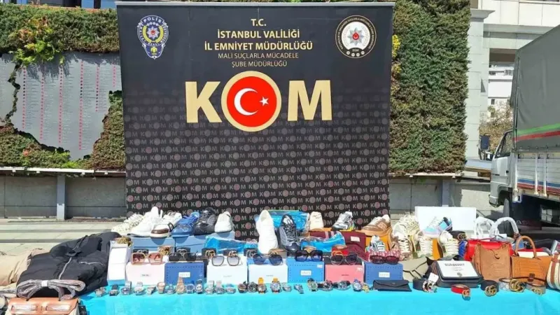 İstanbul’da sahtecilik operasyonu: 54 milyon liralık ürün ele geçirildi