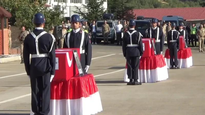 Tunceli şehitleri uğurlandı