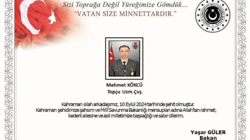 Malatya’ya şehit ateşi düştü