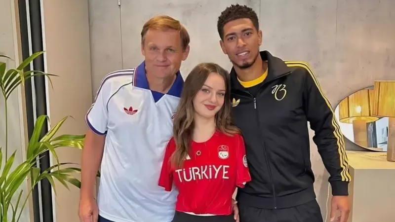 Sümeyye Boyacı, Real Madrid’in yıldızı Jude Bellingham ile bir araya geldi