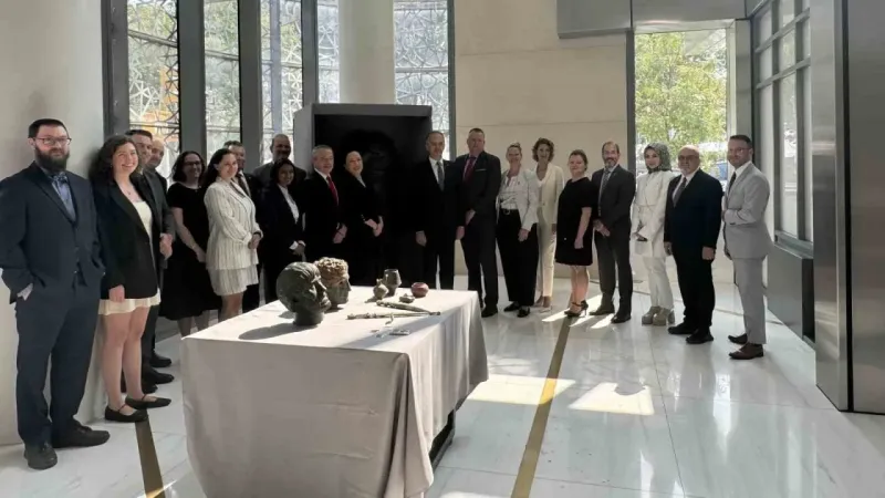 ABD’deki 14 tarihi eser Türkiye’ye iade edildi