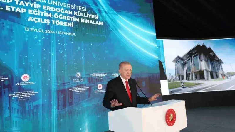 Cumhurbaşkanı Erdoğan: 12 milyar liralık yatırımla hayata geçirilen külliyemizle eğitim ve bilim alanındaki hedeflerimize biraz daha yaklaşıyoruz