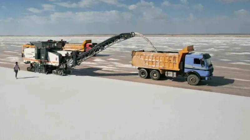 Tuz Gölü’nden çıkarılan tuz 50’den fazla ülkeye ihraç ediliyor