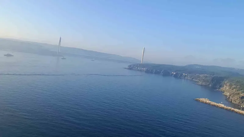TCG Anadolu Gemisine helikopterle iniş böyle görüntülendi