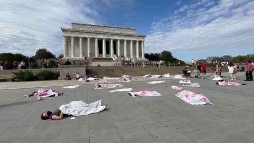 ABD’de Filistin'e destek eylemi