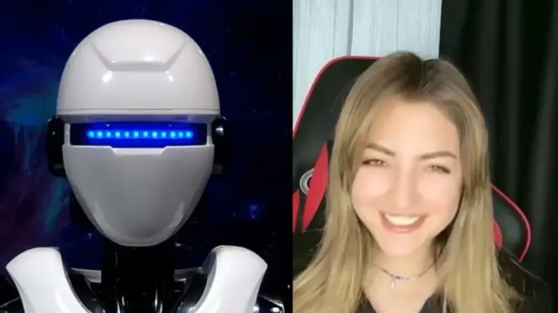 Yapay zeka destekli geliştirilen robot, canlı yayınlarda dans ederek sohbet ediyor
