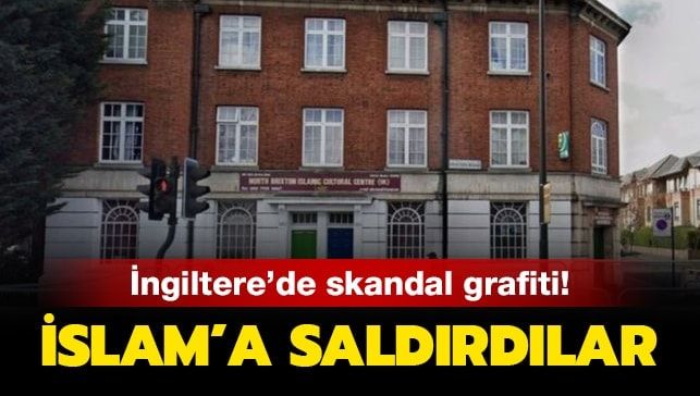 Londra’da skandal grafiti!