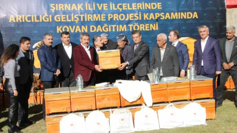 Şırnak’ta yılda 710 ton bal üretilecek