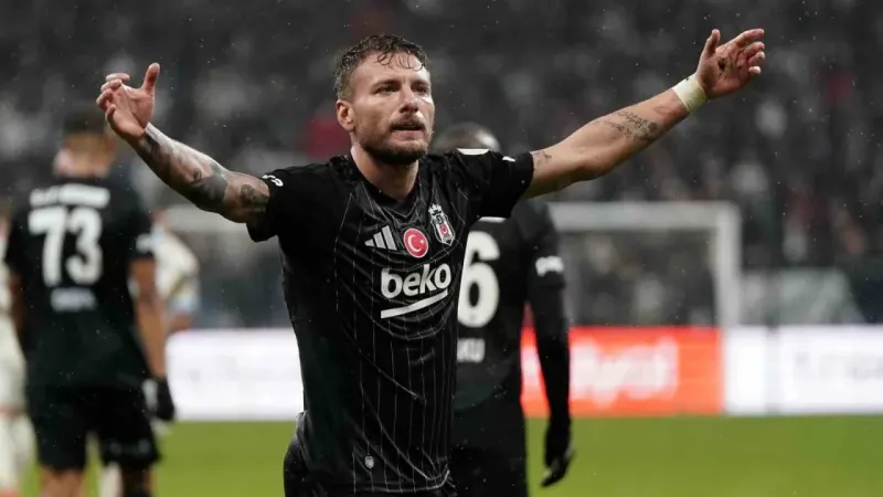 Beşiktaş’ta Immobile, Süper Lig’de 10 gole ulaştı