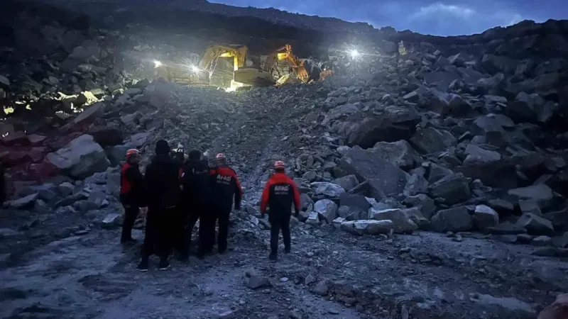 Maden ocağında göçük: Patlatma sorumlusu hayatını kaybetti