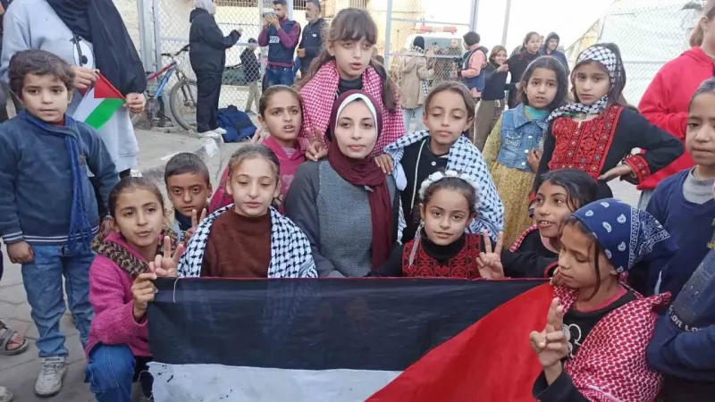 Gazze’de Filistinliler ateşkes coşkusuyla sokaklara döküldü