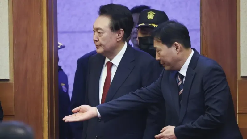 Güney Kore Devlet Başkanı Yoon ilk kez hakim karşısına çıktı