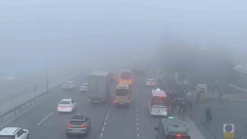 İstanbul’da sis etkili oldu, görüş mesafesi düştü