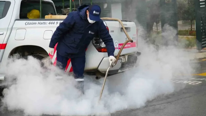 Ümraniye Belediyesi’nden kış aylarında da sivrisinek mücadelesi