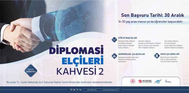 Gençlere diplomasi eğitimi fırsatı!