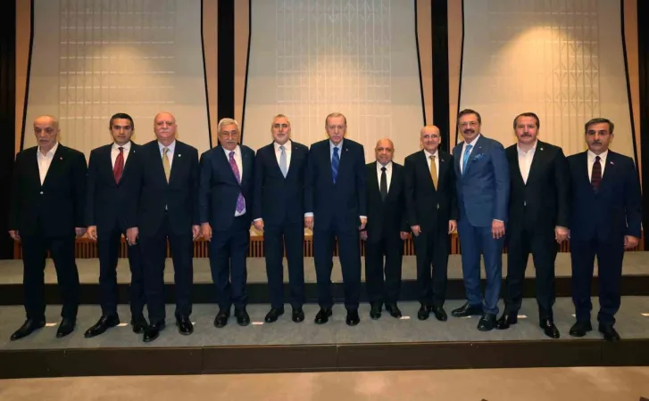 Cumhurbaşkanı Erdoğan işçilerle bir araya geldi