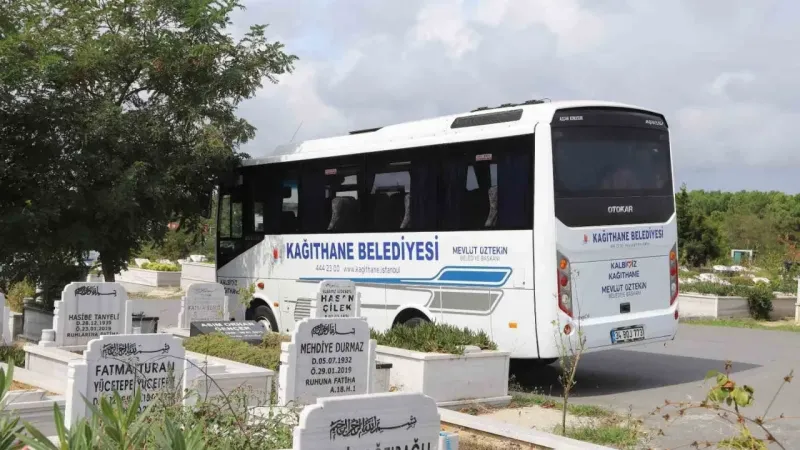 Kağıthane Belediyesi’nden vatandaşlara kabir ziyareti kolaylığı